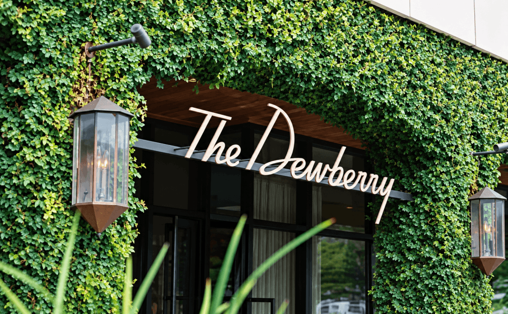 The Dewberry hotel exterior in downtown Charleston